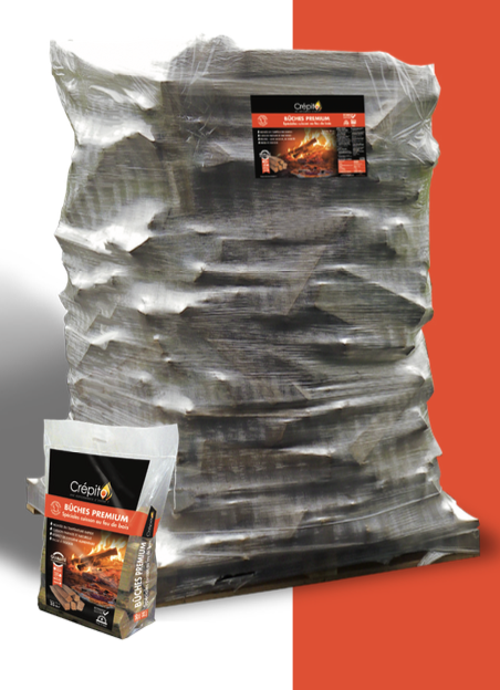 Bûches premium, cuisson au feu de bois